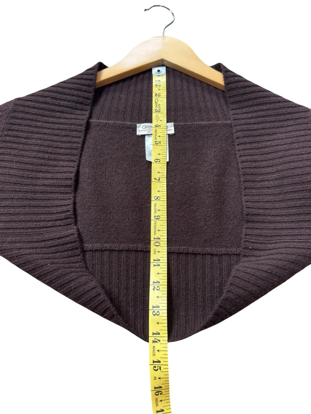 Gran Sasso Cashmere Wool Cropped Bolero Shrug size IT 44